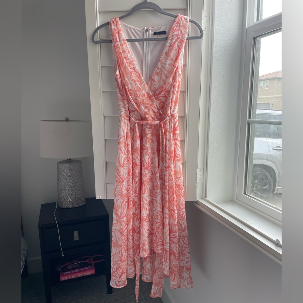 Tommy Hilfiger Coral Floral High Low Dress